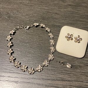 Beautiful Sterling Silver Plumeria Flower Jewelry!!